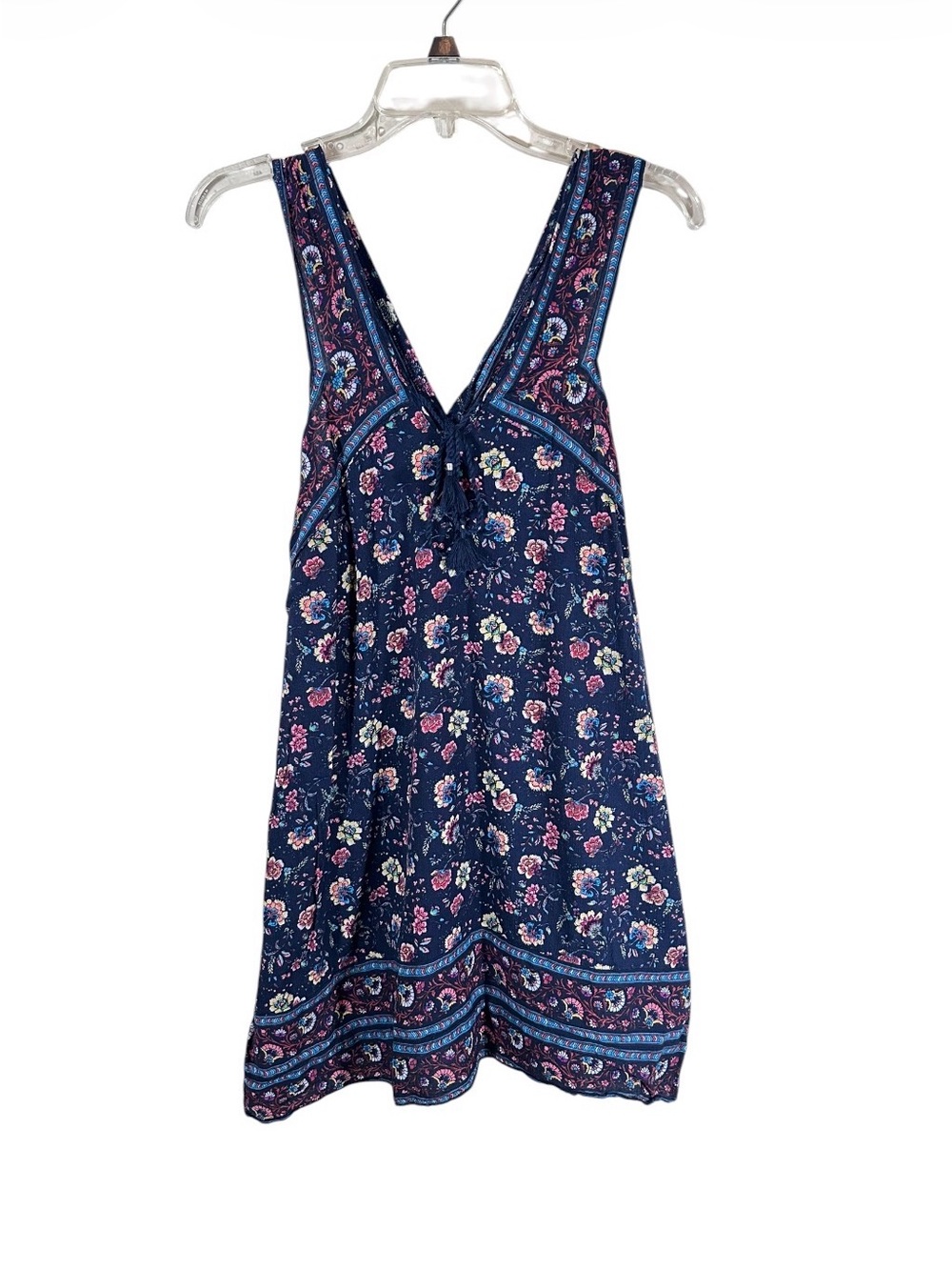 American Eagle bohemian floral patterned mini sun dress women’s small